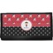Girl's Pirate & Dots Canvas Checkbook Cover (Personalized)