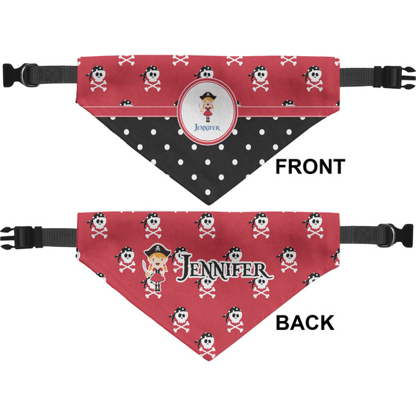 Girl's Pirate & Dots Pet Bandana Approval
