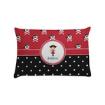 Girl's Pirate & Dots Pillow Case - Standard (Personalized)