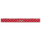 Girl's Pirate & Dots Plastic Ruler - 12" - FRONT