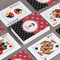 Girl's Pirate & Dots Playing Cards - Front & Back View