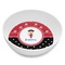 Girl's Pirate & Dots Melamine Bowl - 8 oz (Personalized)