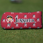 Girl's Pirate & Dots Blade Putter Cover (Personalized)