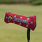 Girl's Pirate & Dots Putter Cover - On Putter