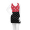 Girl's Pirate & Dots Racerback Dress - On Model - Front