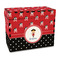 Girl's Pirate & Dots Recipe Box - Full Color - Front/Main