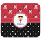 Girl's Pirate & Dots Rectangular Mouse Pad - APPROVAL