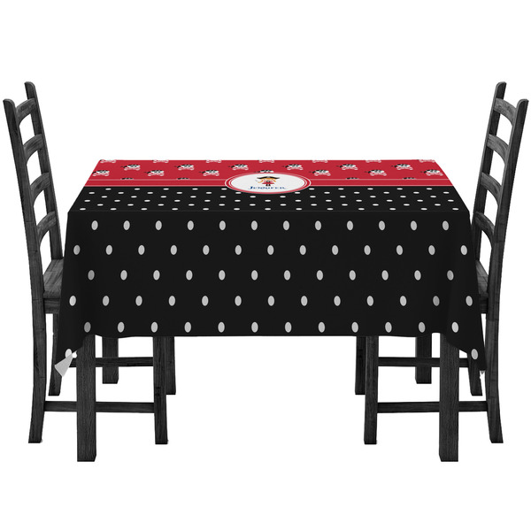 Custom Girl's Pirate & Dots Tablecloth (Personalized)