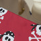 Girl's Pirate & Dots Large Rope Tote - Close Up View