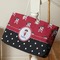 Girl's Pirate & Dots Large Rope Tote - Life Style