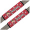 Girl's Pirate & Dots Seat Belt Covers (Set of 2)