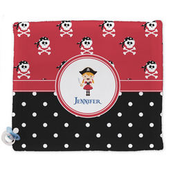Girl's Pirate & Dots Security Blanket (Personalized)