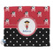 Girl's Pirate & Dots Security Blanket - Front View