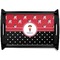 Girl's Pirate & Dots Serving Tray Black Small - Main