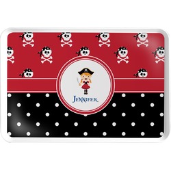 Girl's Pirate & Dots Serving Tray (Personalized)