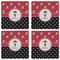 Girl's Pirate & Dots Set of 4 Sandstone Coasters - See All 4 View