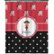 Girl's Pirate & Dots Extra Long Shower Curtain - 70"x84" (Personalized)