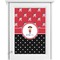 Girl's Pirate & Dots Single White Cabinet Decal