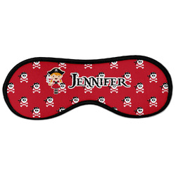 Girl's Pirate & Dots Sleeping Eye Masks - Large (Personalized)