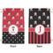 Girl's Pirate & Dots Small Laundry Bag - Front & Back View