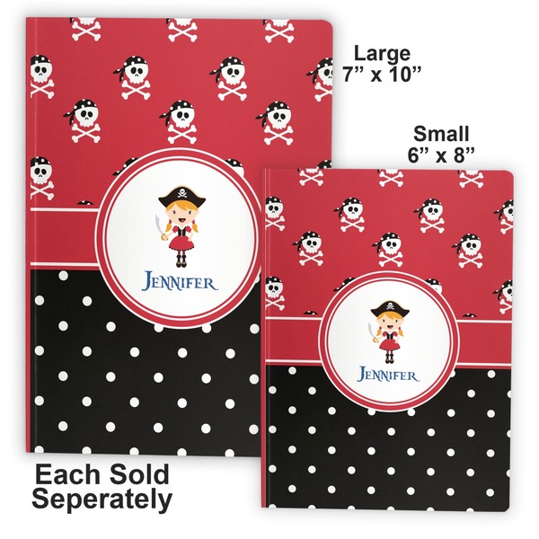 Girl's Pirate & Dots Soft Cover Journal - Compare
