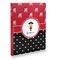 Girl's Pirate & Dots Softbound Notebook (Personalized)