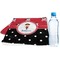 Girl's Pirate & Dots Sports Towel Folded with Water Bottle