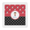 Girl's Pirate & Dots Standard Decorative Napkins (Personalized)