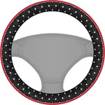 Girl's Pirate & Dots Steering Wheel Cover (Personalized)