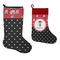 Girl's Pirate & Dots Stockings - Side by Side compare