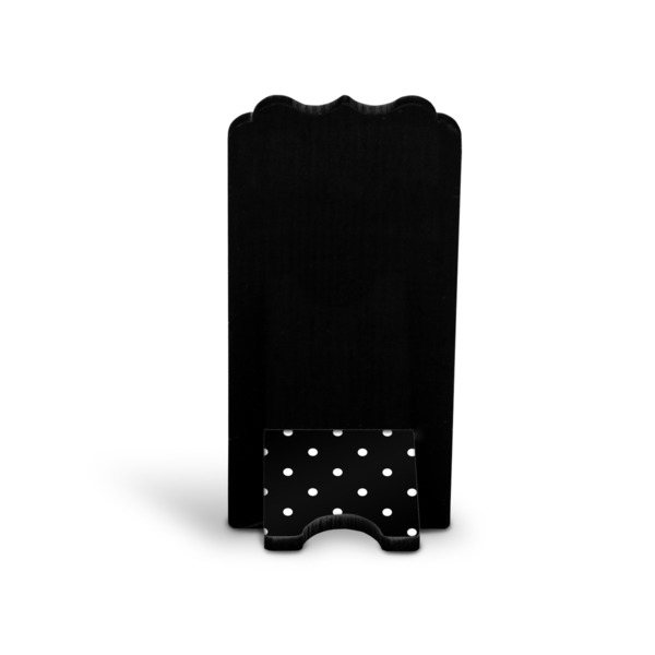 Girl's Pirate & Dots Stylized Phone Stand - Back