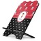 Girl's Pirate & Dots Stylized Tablet Stand - Side View