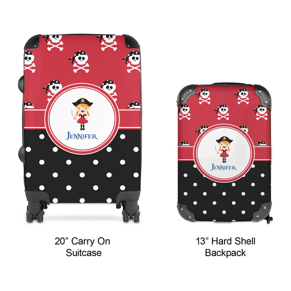 Girl's Pirate & Dots Suitcase Set 4 - APPROVAL