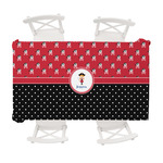 Girl's Pirate & Dots Tablecloth - 58"x102" (Personalized)