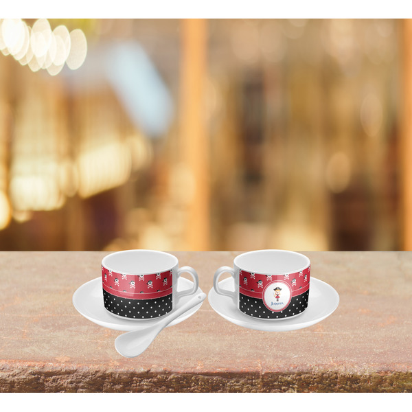 Girl's Pirate & Dots Tea Cup Lifestyle