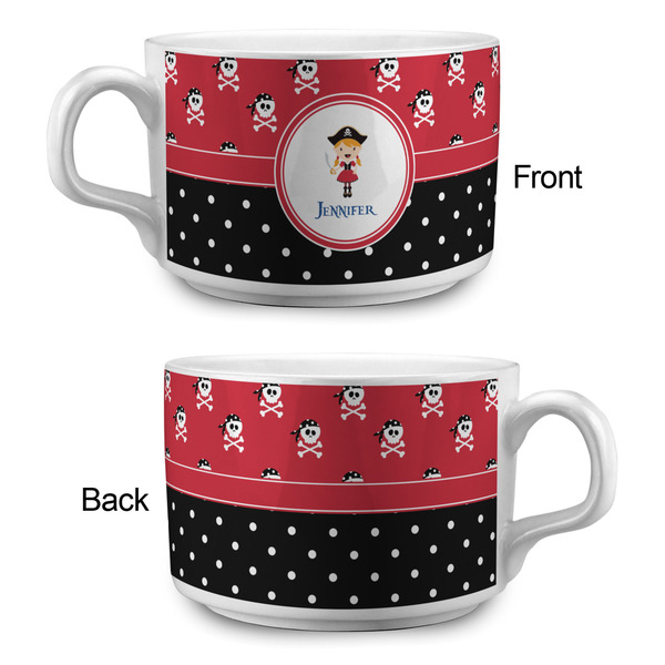 Girl's Pirate & Dots Tea Cup - Single Apvl