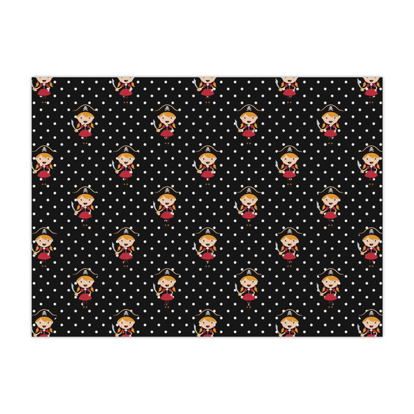 Custom Girl's Pirate & Dots Large Tissue Papers Sheets - Heavyweight