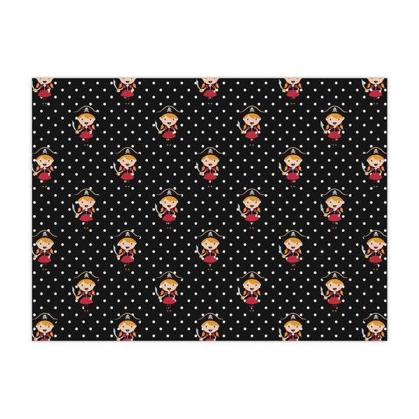 Custom Girl's Pirate & Dots Tissue Paper Sheets - Large - Heavyweight
