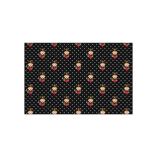 Custom Girl's Pirate & Dots Small Tissue Papers Sheets - Heavyweight