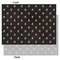 Girl's Pirate & Dots Tissue Paper - Lightweight - Large - Front & Back