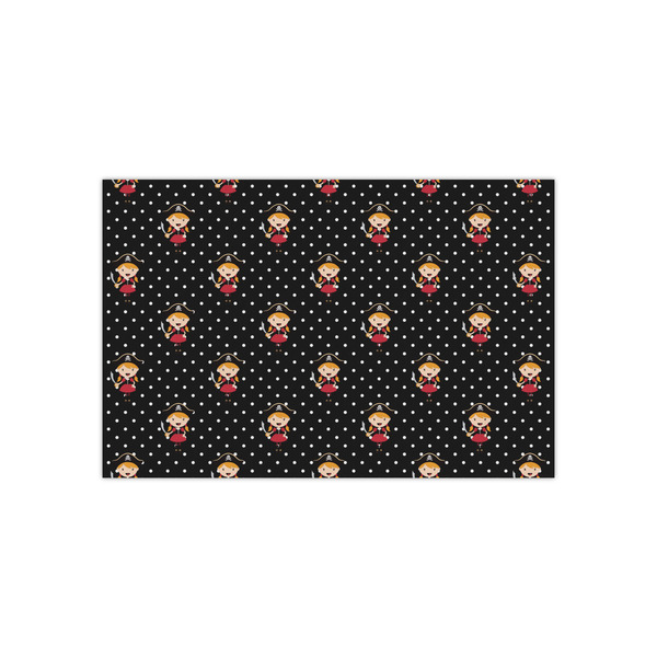 Custom Girl's Pirate & Dots Small Tissue Papers Sheets - Lightweight