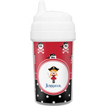 Girl's Pirate & Dots Sippy Cup (Personalized)