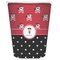 Girl's Pirate & Dots Waste Basket (White)