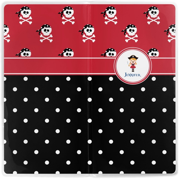 Girl's Pirate & Dots Vinyl Document Wallet - Apvl