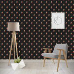 Girl's Pirate & Dots Wallpaper & Surface Covering (Water Activated - Removable)