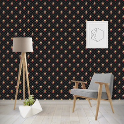 Girl's Pirate & Dots Wallpaper & Surface Covering (Water Activated - Removable)