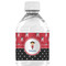 Girl's Pirate & Dots Water Bottle Label - Single Front