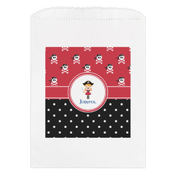 Girl's Pirate & Dots Treat Bag (Personalized)