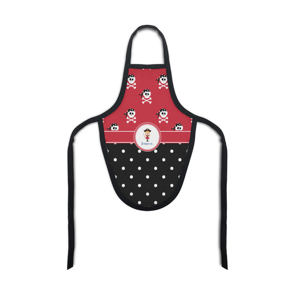 Custom Girl's Pirate & Dots Bottle Apron (Personalized)