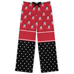 Girl's Pirate & Dots Womens Pajama Pants - L